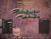 Bloodied Deathclaw Gauntlet - Level 50