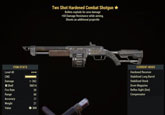 Two Shot Hardened Combat Shotgun - Level 40