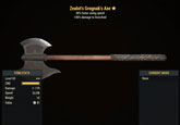 Zealot's Grognak's Axe - Level 50