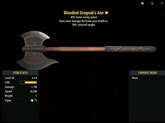 Bloodied Grognak's Axe - Level 50