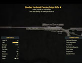 Bloodied Hardened Piercing Sniper Rifle - Level 50
