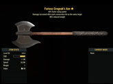 Furious Grognak's Axe - Level 50