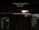 Quad Hardened Piercing Sniper Rifle - Level 50