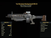 Two Shot Armor Piercing Assault Rifle - Level 50