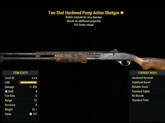 Two Shot Hardened Pump Action Shotgun - Level 45