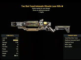 Two Shot Tuned Automatic Ultracite Laser Rifle - Level 50