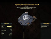 Unyielding[Weapons -20%Weights] BOS Combat Armor Chest Piece