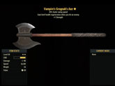 Vampire's Grognak's Axe - Level 50