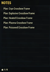 Crossbow Frame Mods Plan Set