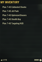 T-45 Mods Plan Set