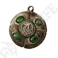 Viridian Amber Medallion +3