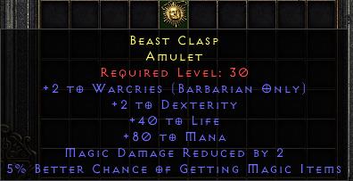 Beast Clasp[ID:1742822010465]