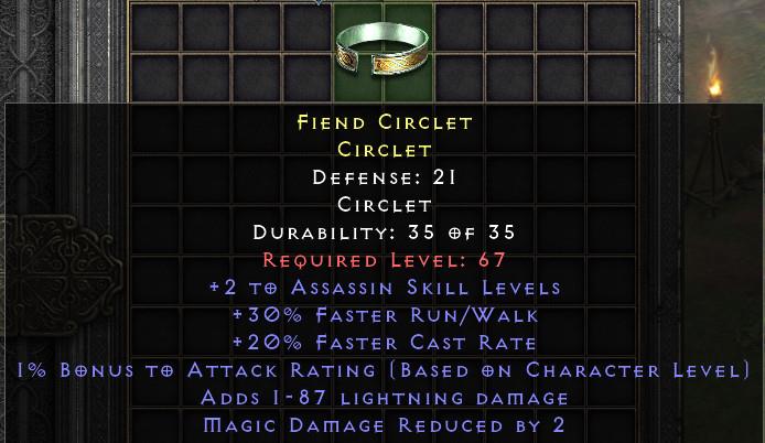 Fiend Circlet[ID:1747402200954]
