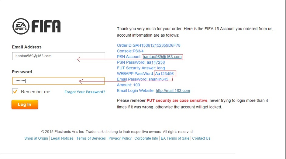 FUT Origin Login Verification 