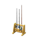 Fishing-rod Stand Black