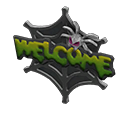 Spider Doorplate Black