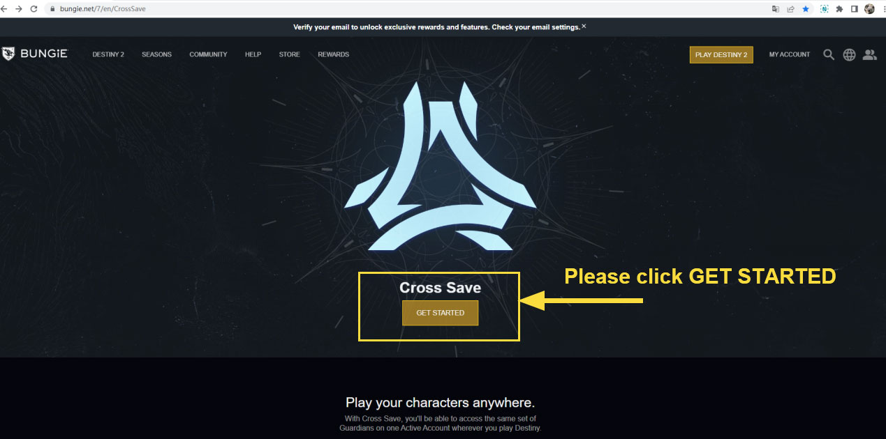 How to operate Destiny2 XBOX PSN STEAM Cross Save?