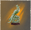 Jade Phoenix Statue