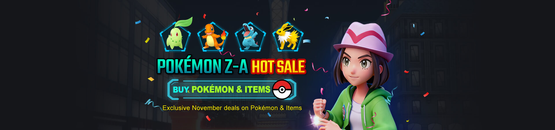 BUY POKEMAN Z-A ITEMS