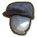 Black Flat Cap