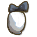 Black Hair Bow