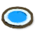 Blue Floor Light