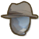 Dark P.I Hat