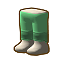Green Cuffed Pants
