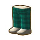 Green Plaid Pants
