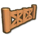 Gum Wood Double Gate