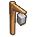 Gum Wood Lamp Post