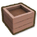 Hard Wood Flower Bed