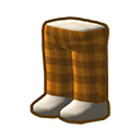 Orange Plaid Pants