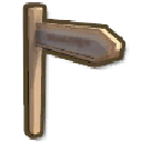 Palm Wood Direction Sign
