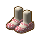 Pink Polka dot Shoes