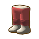 Red Cuffed Pants