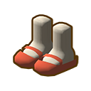 Red Strapped Shoes
