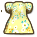 Yellow Print Dress