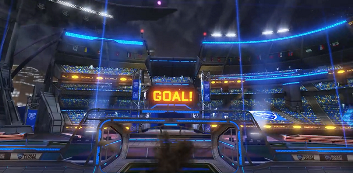 rocket league 2nd anniversary  new arena - champions field