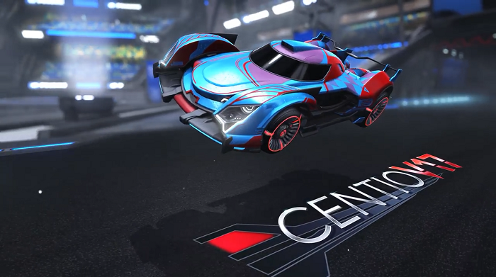 rocket league 2nd anniversary new battle-cars - centio v17