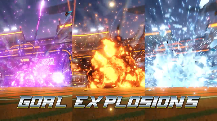 rocket league 2nd anniversary update - new goal explosions