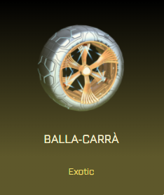 rocket league victory crate - exotic wheels - balla-carrà