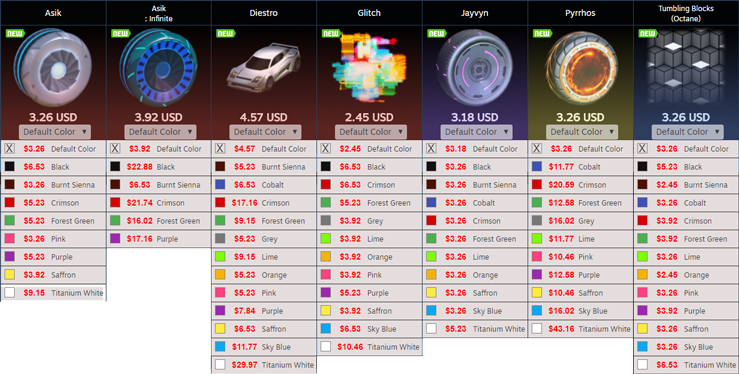 Rocket league trading prices - fodpan