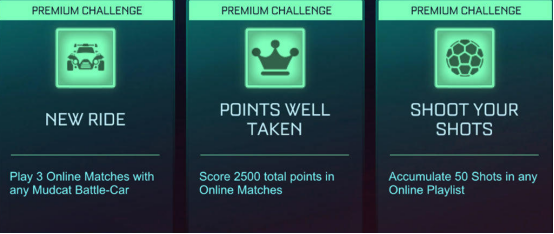 Rocket League Rocket Pass 4 Week 1 Premium Challenge