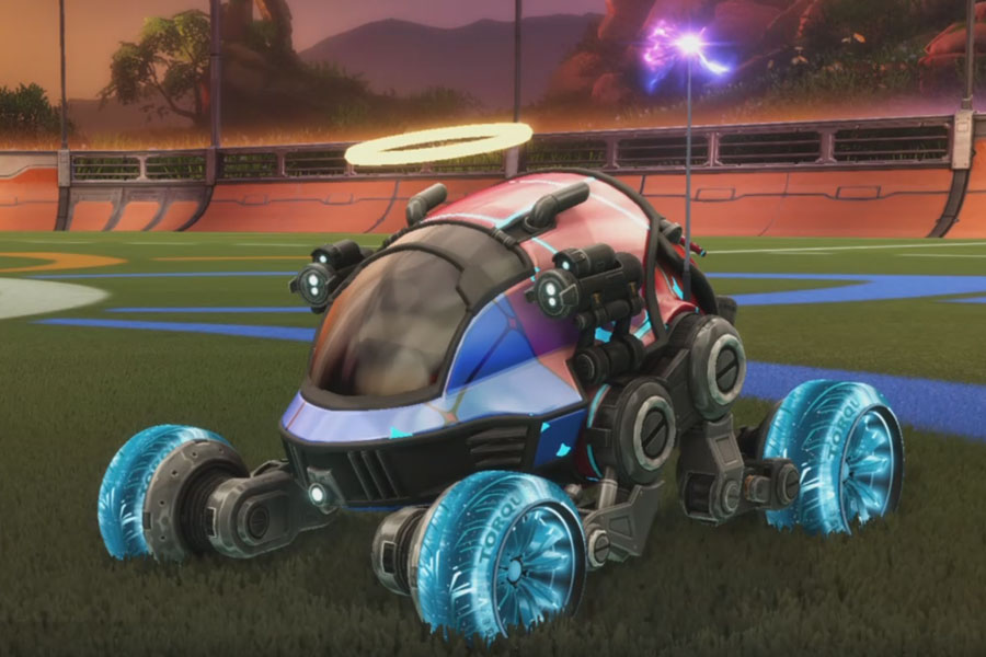 Rocket league Scarab design with Torque TX: Inverted,Flamethrower,Star Burst,Vaticinator,Halo,Classic,Discotheque