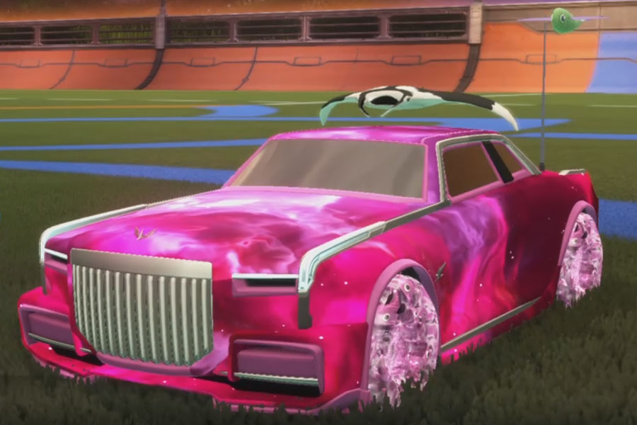 Rocket league Maestro Pink design with School'd,Dimensionator,Fish Fly,Interstellar,Manta Ray,Classic,Dimensionator