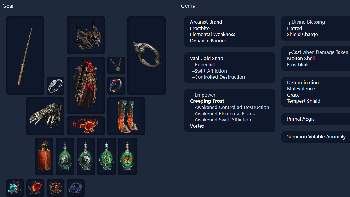 POE 3.21 Cold DoT Elementalist Speed Mapping Build - Items, Gems, Playstyle, and more
