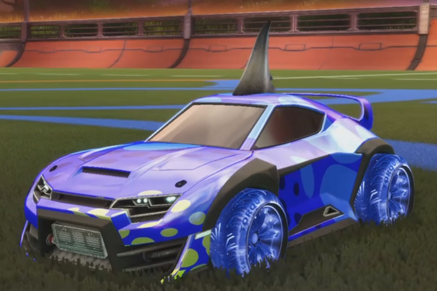 Rocket league Takumi design with Toprque Tx:Inverted,Timeline,Spotdrop,Shark Fin,Corbital