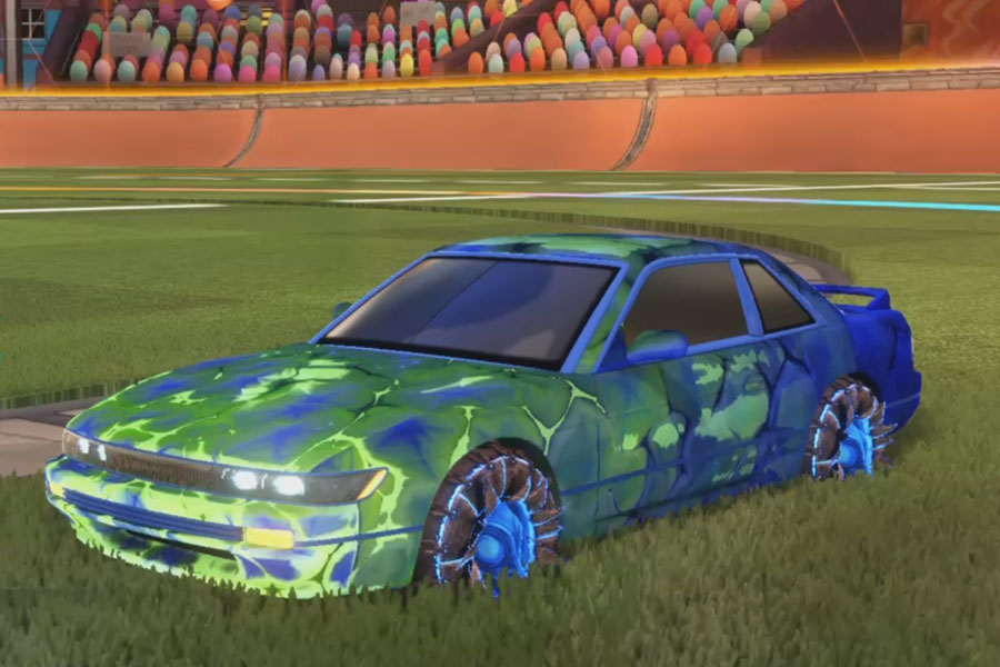 Rocket league Nissan Silvia Cobalt design with Jacana,Chameleon