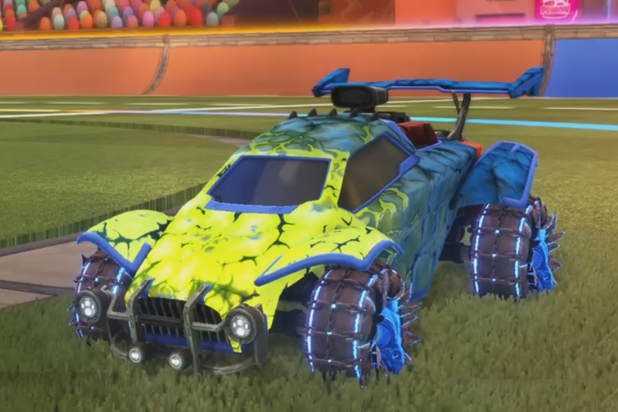 Rocket league Octane Cobalt design with Jacana,Chameleon